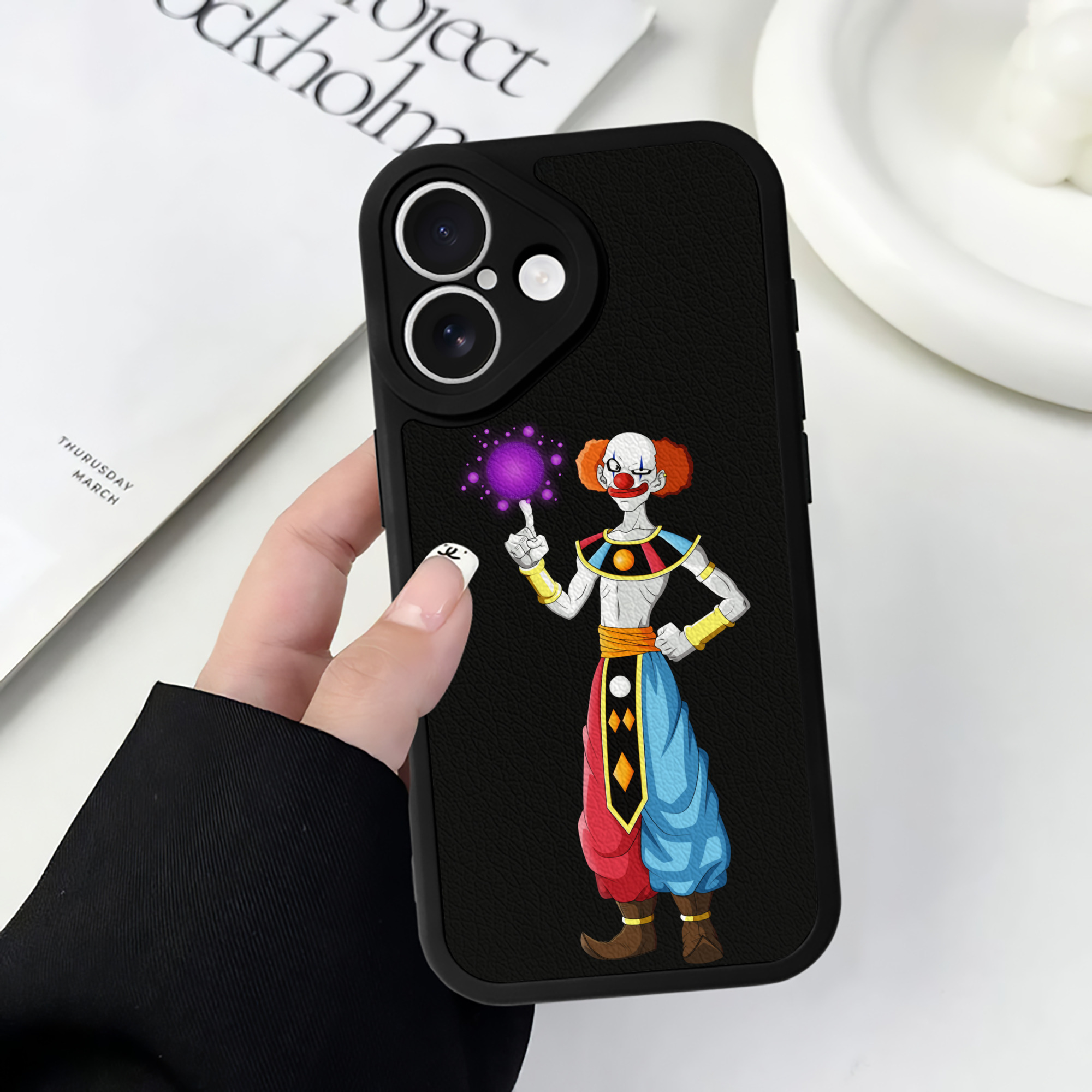 （画像用） ドラゴンボール DRAGON BALL 【iPhone 16シリーズ対応】シリコンスマホケース（レザー調） 材質：シリコン